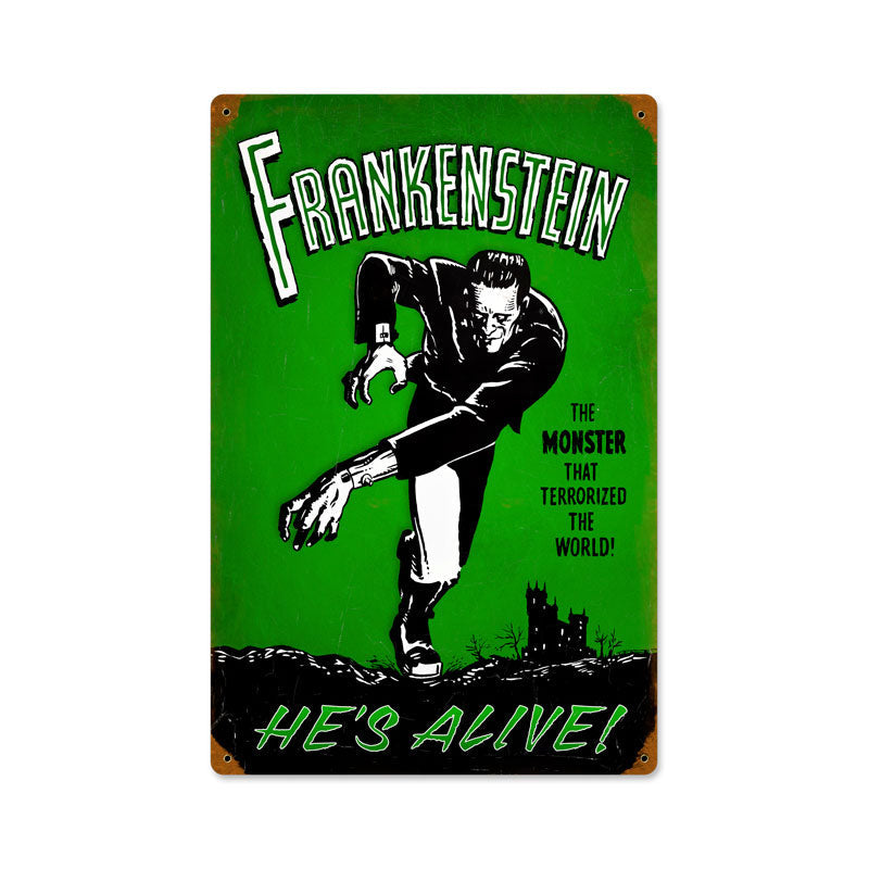 Frankenstein Alive 12 x 18