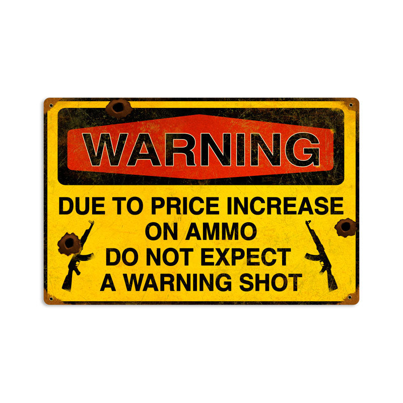 Warning Shot 18 x 12
