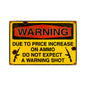 Warning Shot 18 x 12