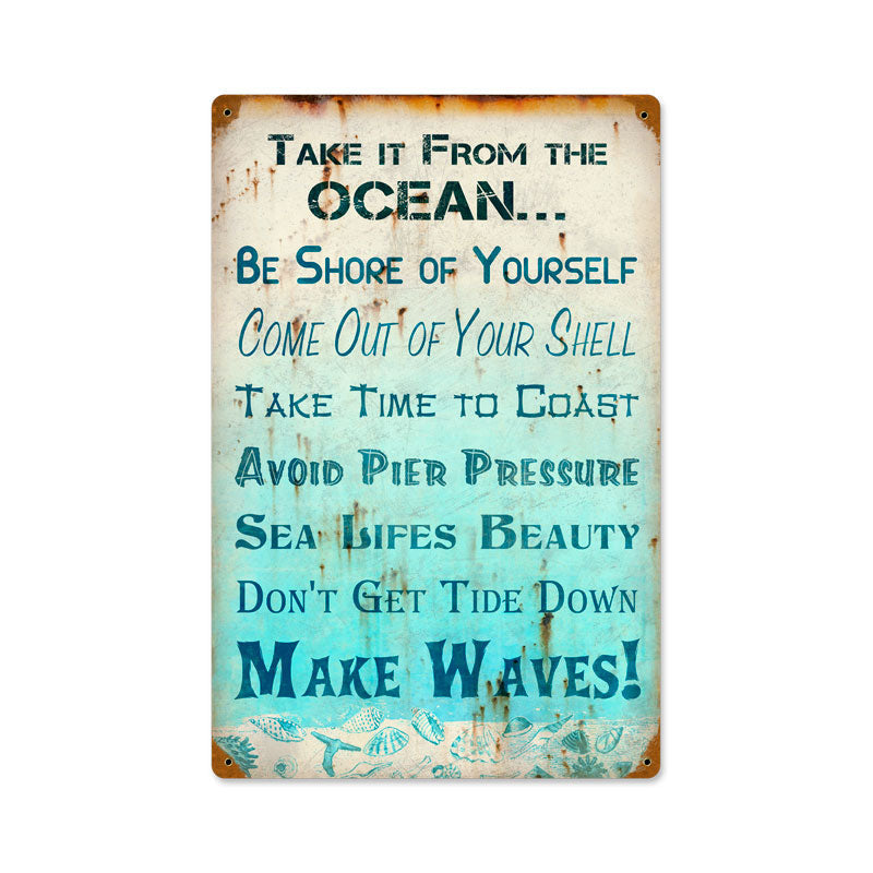 Take It From Ocean 12 x 18