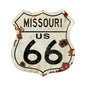 Missouri Us 66 Shield 15 x 15