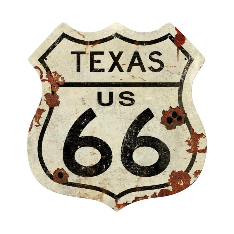 Texas Us 66 Shield 15 x 15