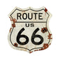 Route Us 66 Shield 15 x 15