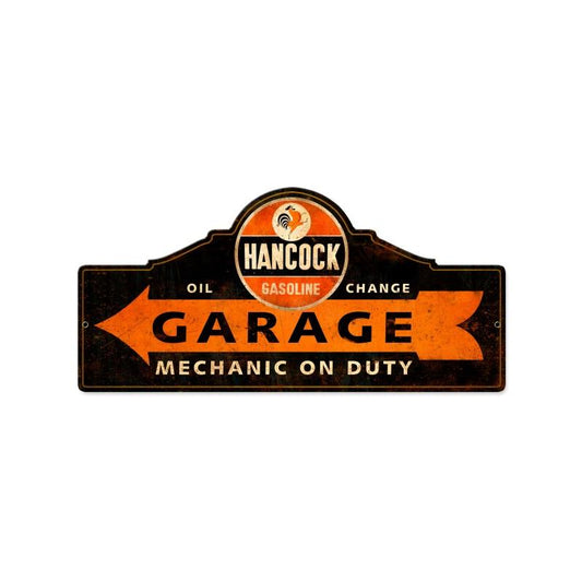 Hancock Gas Pay Station Vintage Style Metal Sign 26 x 12