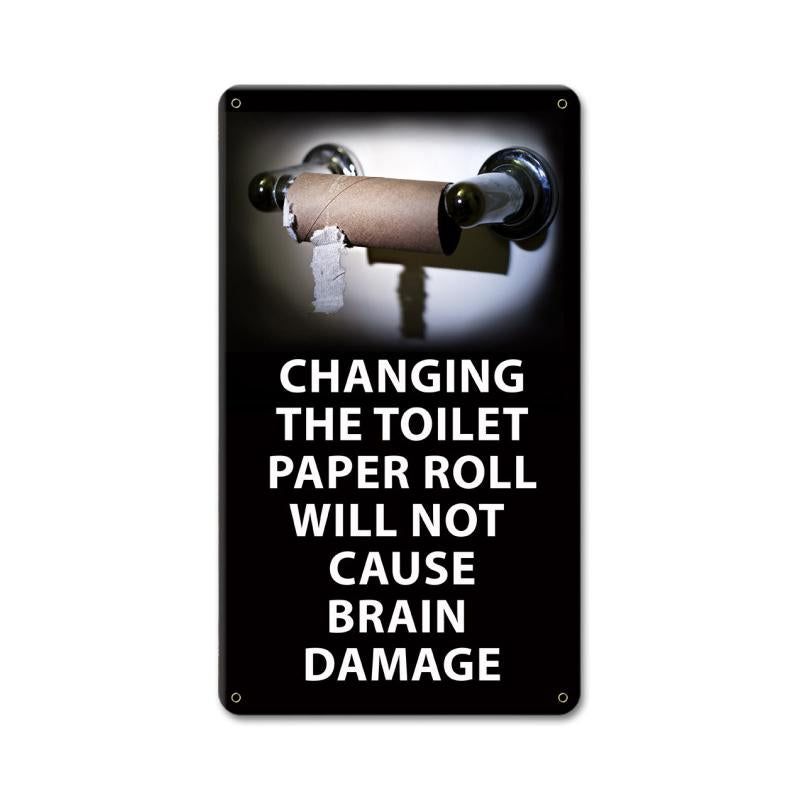 Changing The Toilet Roll 8 x 14