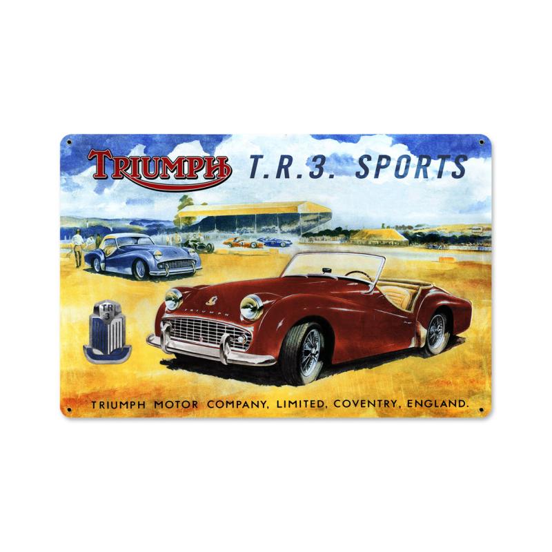 Triumph Tr3 18 x 12