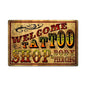 Welcome Tattoo Shop 24 x 16