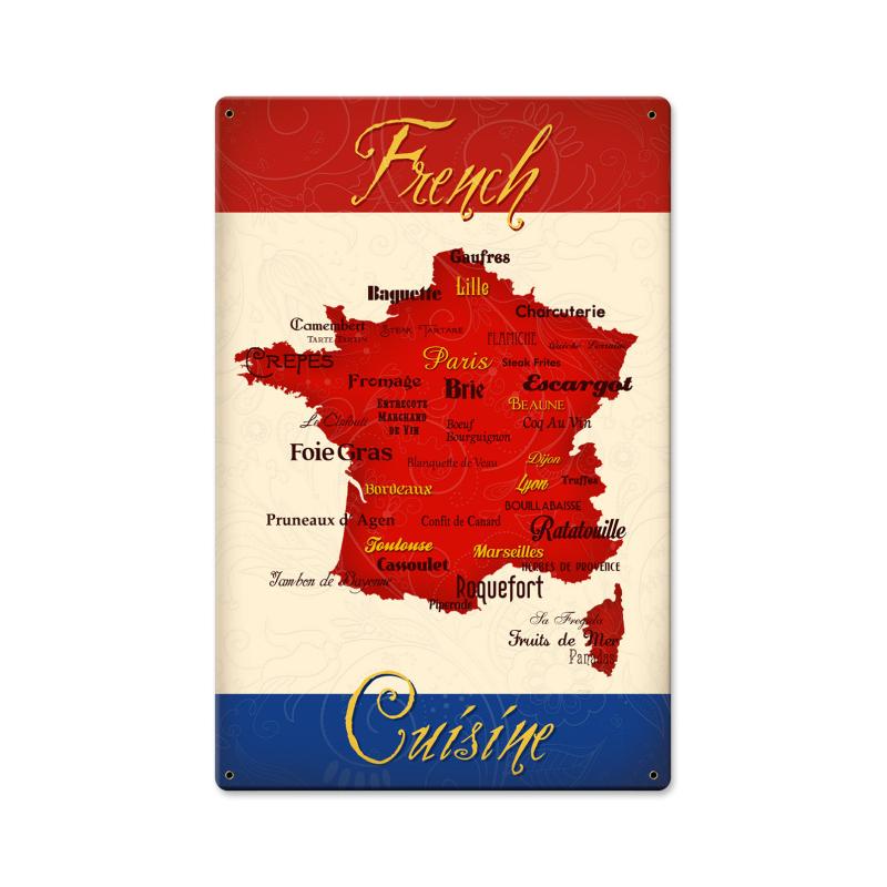 French Cuisine 12 x 18