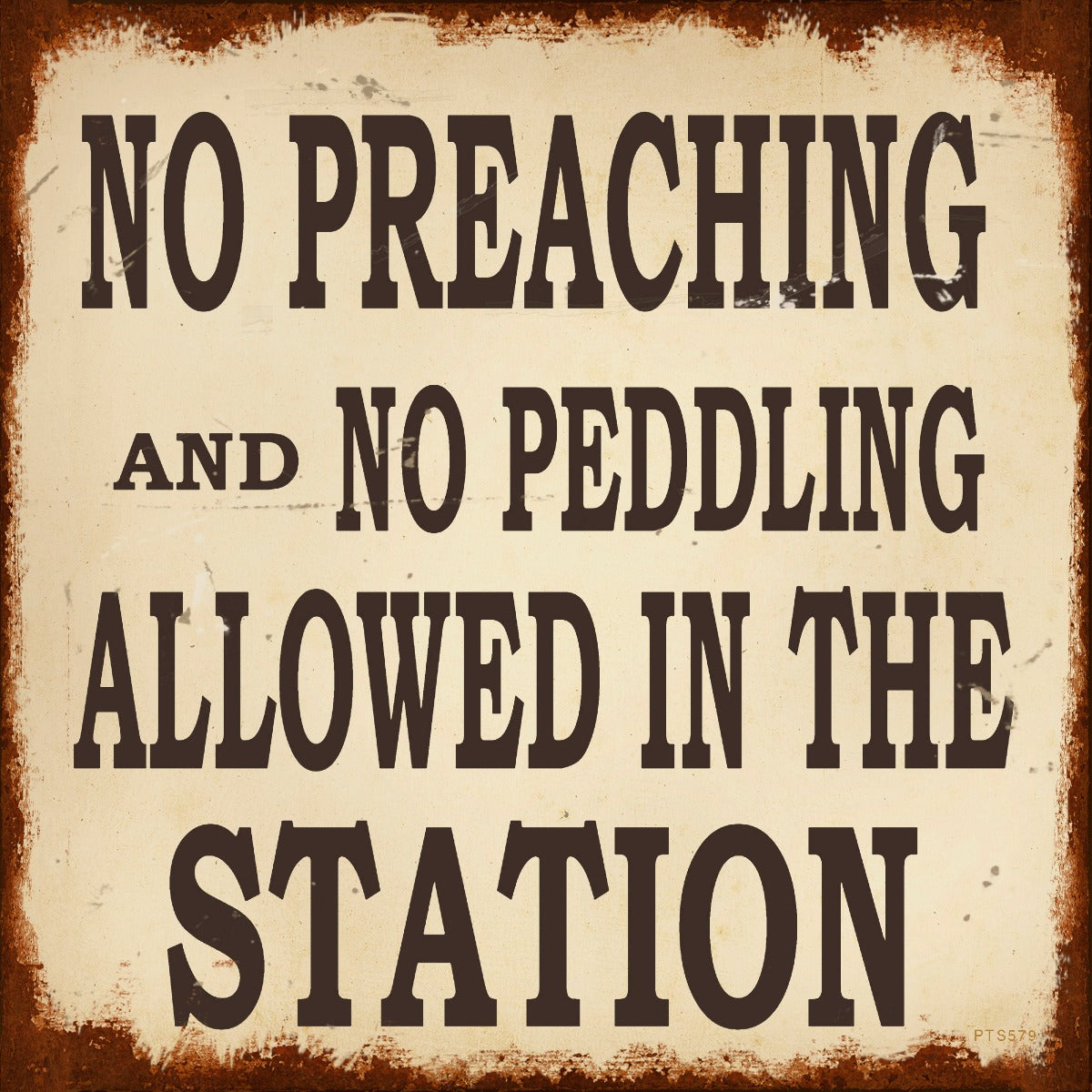 Preaching Peddling 12 x 12