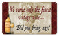 Serve Finest Wine 8 x 14