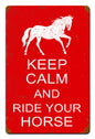 Keep Calm Horse 12 x 18
