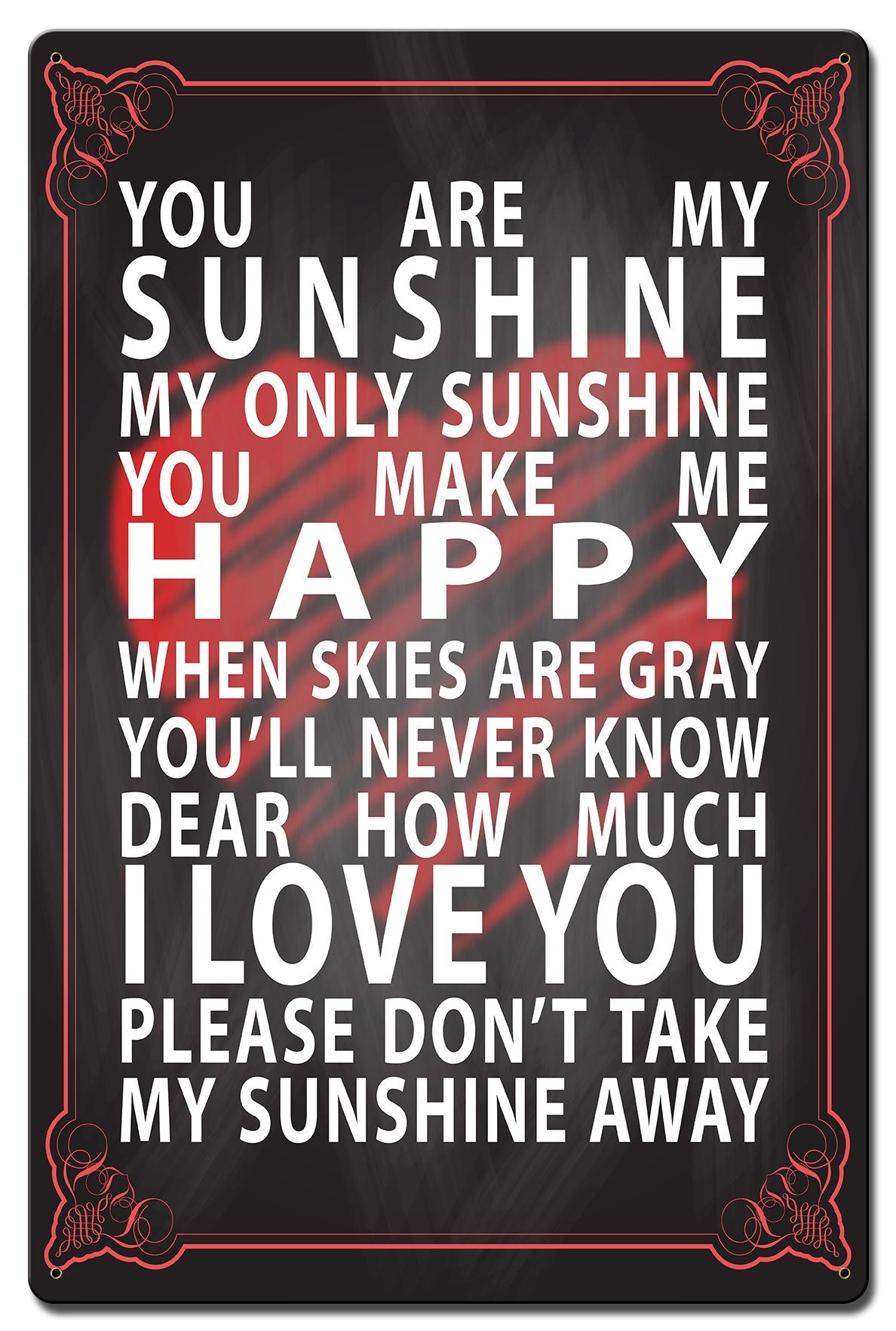 You Are My Sunshine 16 x 24