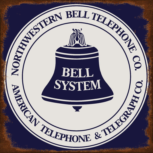 Northwestern Telephone Co Vintage Style Metal Sign 12 x 12