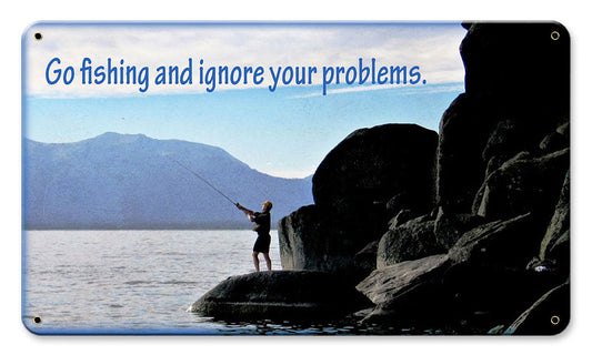 Go Fishing 14 x 8