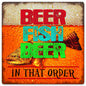 Beer Fish Beer In That Order 12 x 12