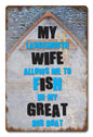 My Largemouth Wife 12 x 18