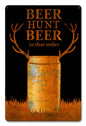 Beer Hunt Beer In That Order 12 x 18