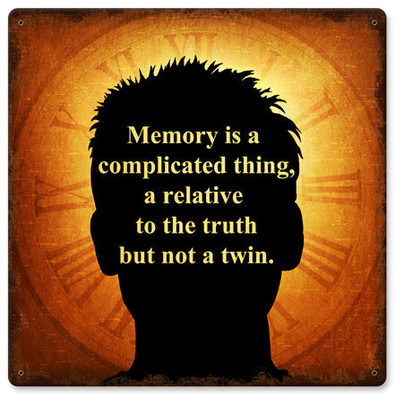 Memory Is A Complicated Thing 12 x 12
