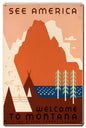 Welcome To Montana 16 x 24