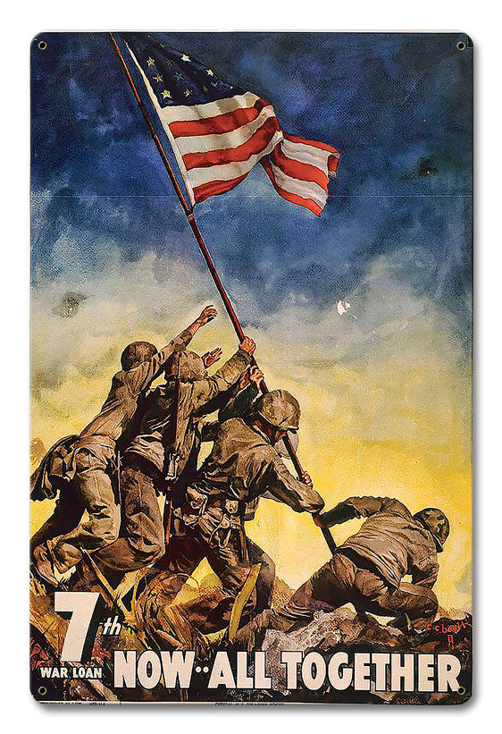 7Th War Loan All Together 12 x 18
