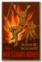 Buy War Stamps Bonds 24 x 16