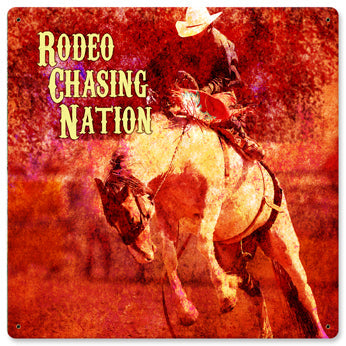 Rodeo Chasing Nation 12 x 12