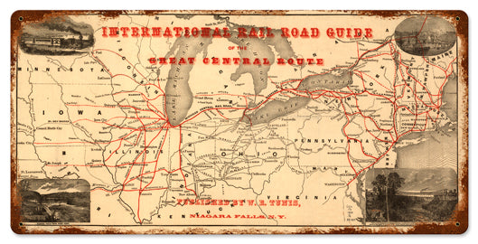 International Railroad Guide Central Route 24 x 12