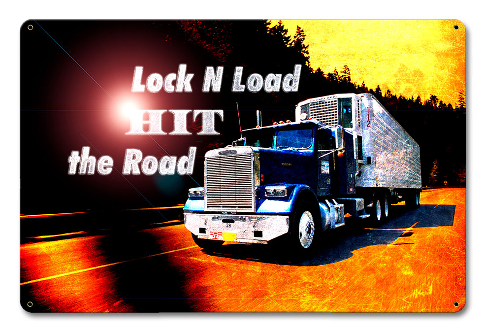 Lock N Load Hit The Road 12 x 18