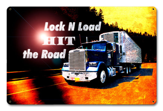 Lock N Load Hit The Road 12 x 18