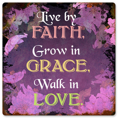 Live By Faith 12 x 12