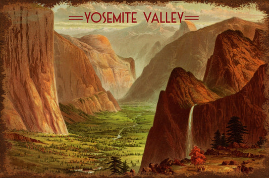 Yosemite Old Painting 24 x 16