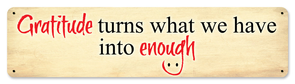 Gratitude Is Enough 20 X 5