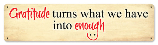 Gratitude Is Enough 20 X 5