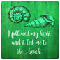 Followed My Heart To The Beach 12 x 12