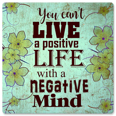 Live A Positive Life 12 x 12