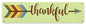 Thankful Arrow 20 X 5