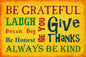 Be Grateful 18 x 12