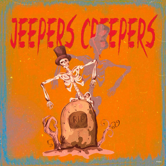 Jeepers Creepers Skeleton 12 x 12