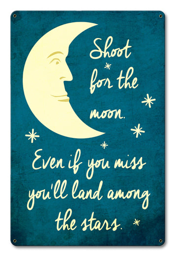 Shoot For The Moon 12 x 18