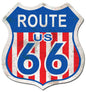Route 66 Red White Blue 15 x 15