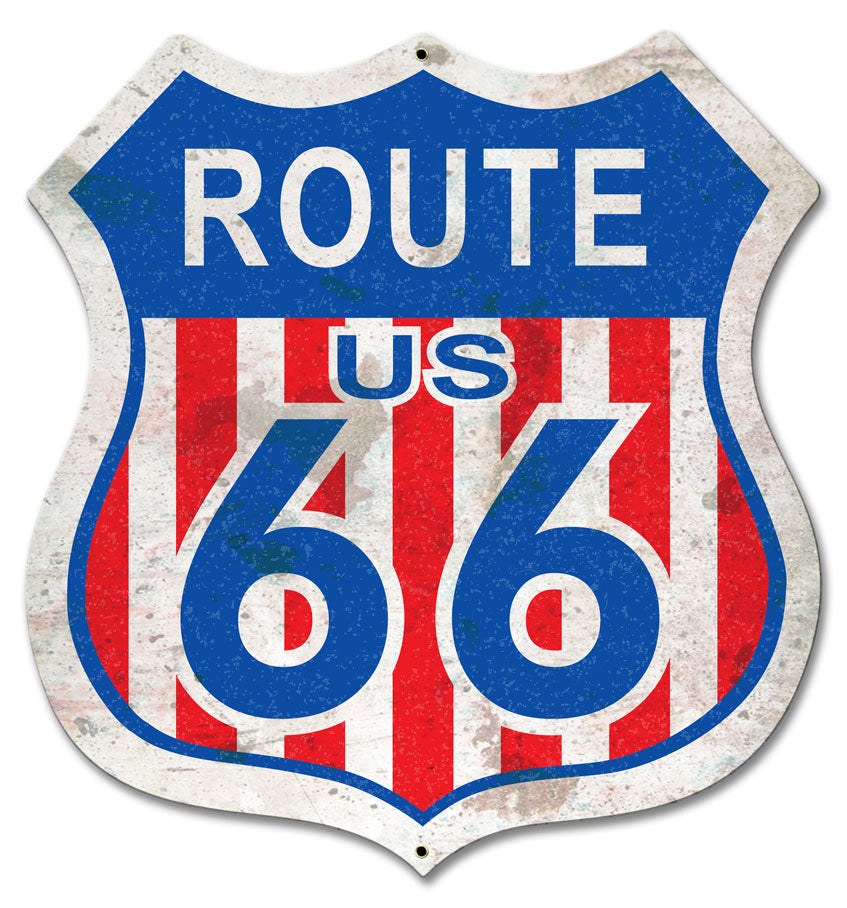 Route 66 Red White Blue 26 x 28