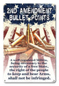 2Nd Amendment Bullet Points 12 x 18