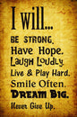 I Will 12 x 18