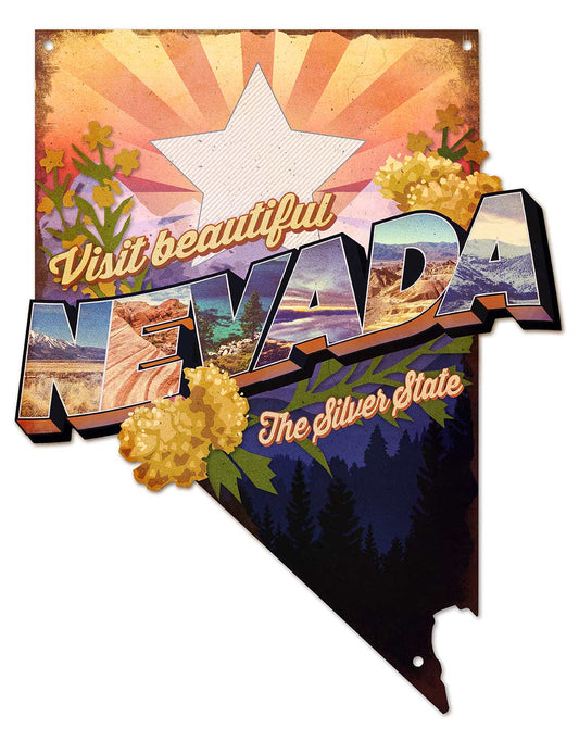 Visit Beautiful Nevada 16 x 20