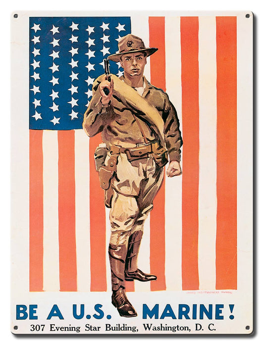 Be A Us Marine 12 X 16