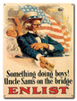 Uncle Sam Enlist 12 x 16