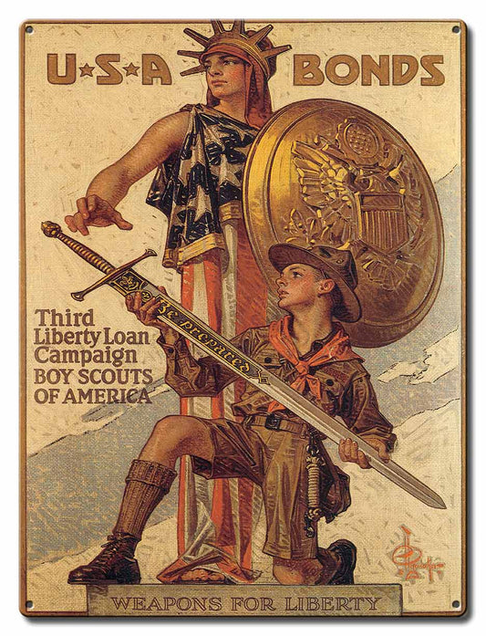Boy Scouts Liberty 12 x 16