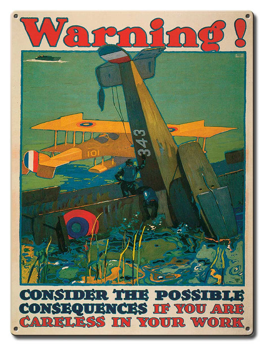 Warning Possible Consequences 12 x 16