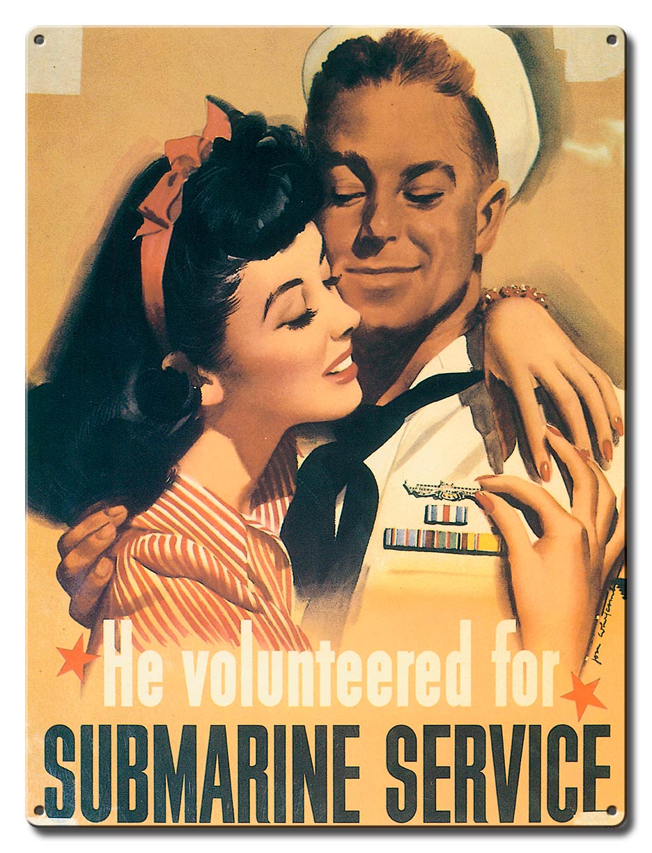 Submarine Service Volunteer 12 X 16