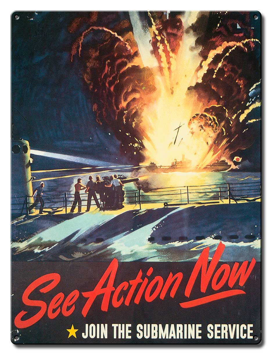 See Action Submarine Service 12 X 16